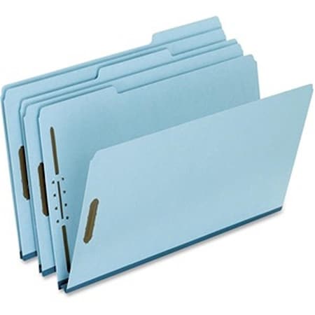 Officespace 0.33-Legal 1 & 3 Fastener Tab Position File Folder, Blue, 25PK OF3186668